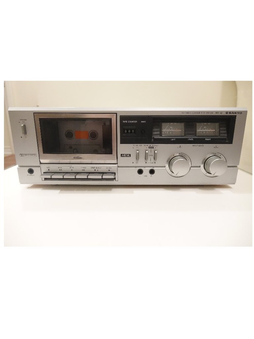 Sanyo RD-12 Stereo METAL Cassette Deck & Recorder